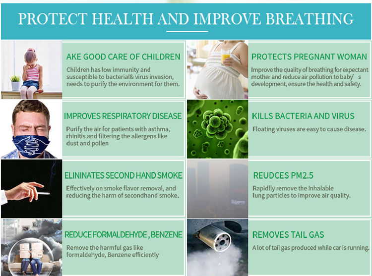 Ozone car air purifier