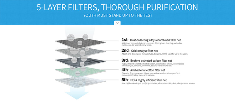 negative ion purification