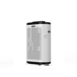 Large indoor negative ion air cleaner with highly effective formaldehyde adsorption.