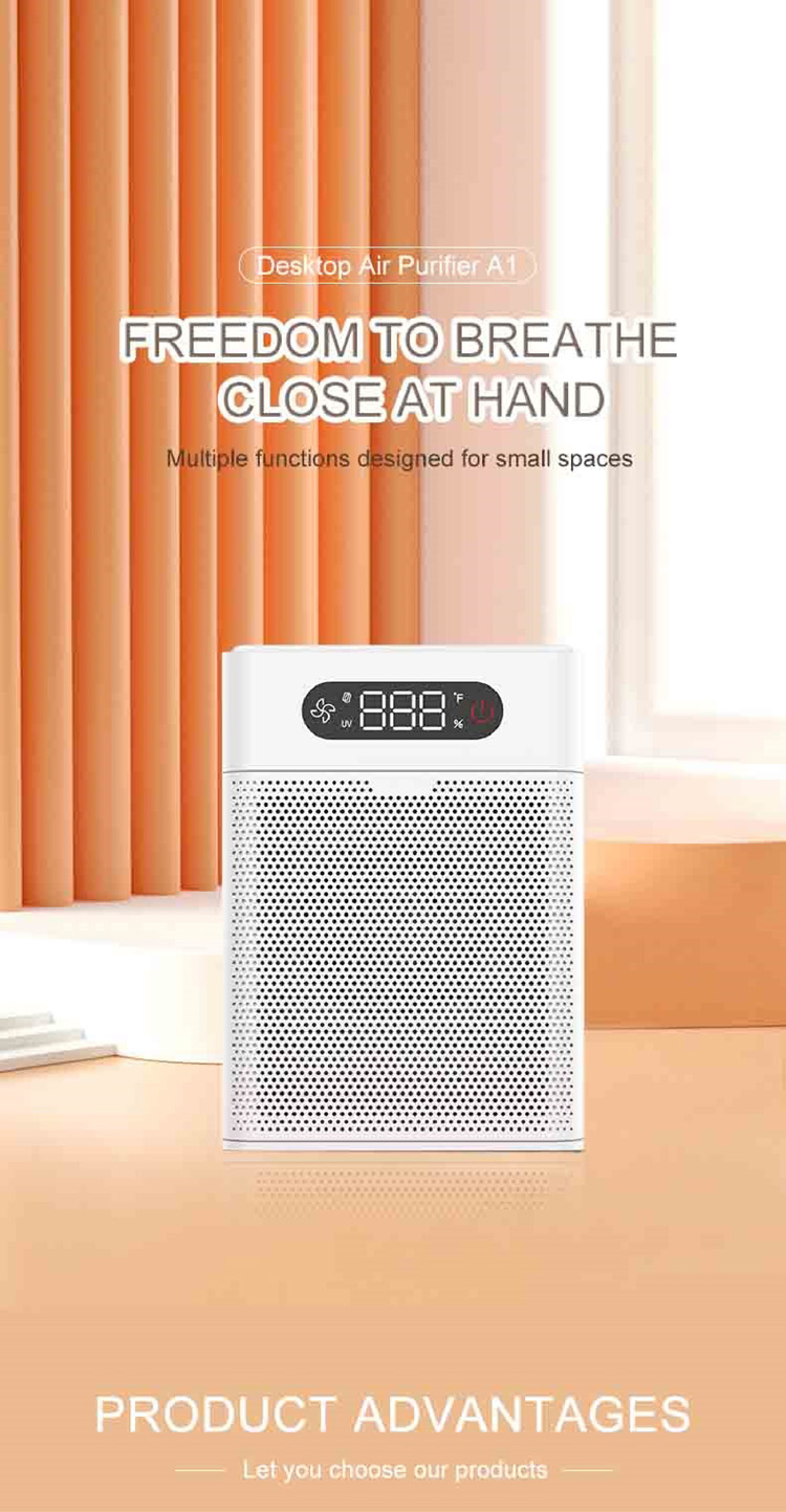 flexible desktop air purifier