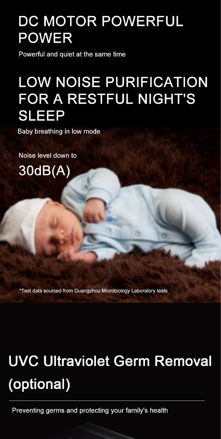 flexible desktop air purifier