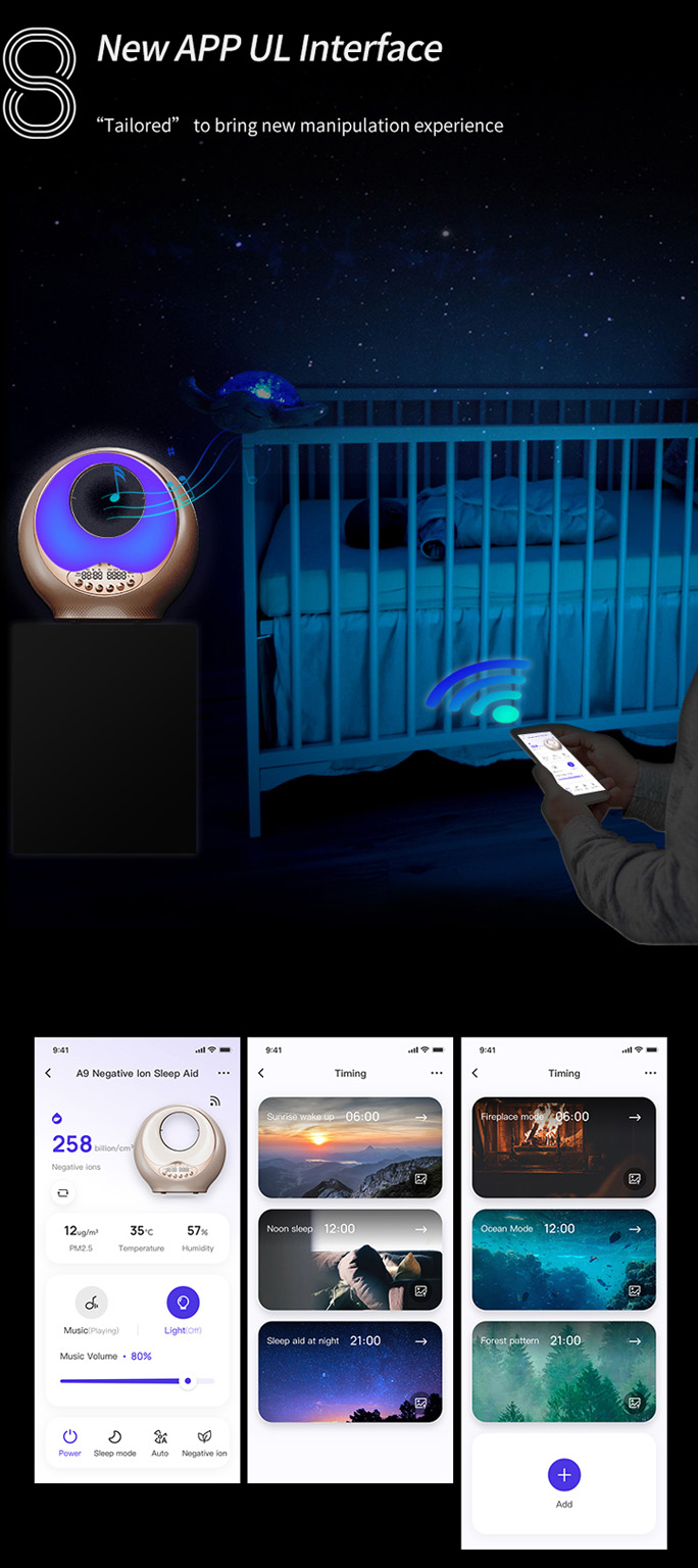 Negative ion sleep aid