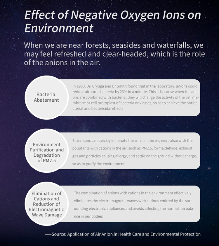 Negative ion sleep aid