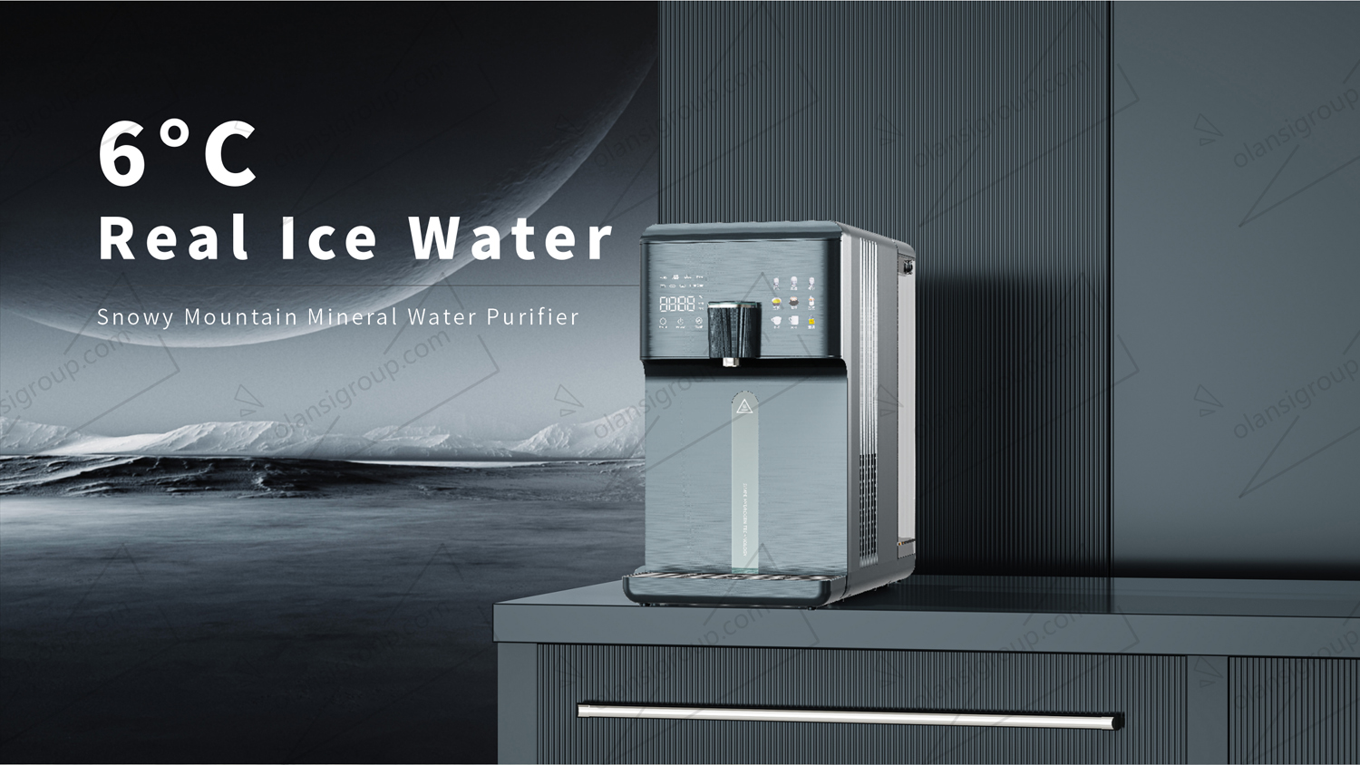 Hydrogen-rich ice water purifier