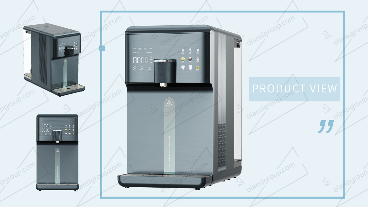 Hydrogen-rich ice water purifier