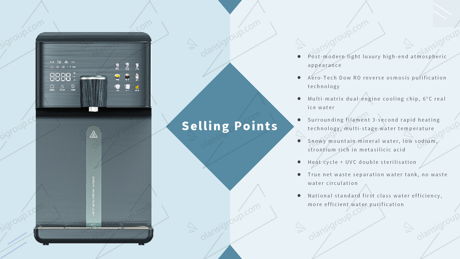 Hydrogen-rich ice water purifier