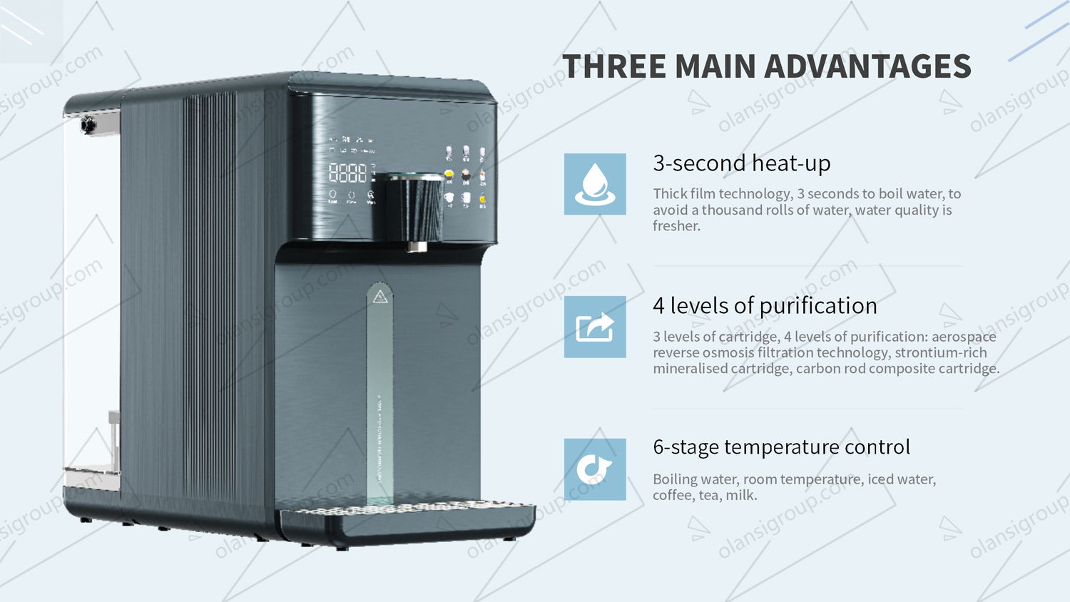 Hydrogen-rich ice water purifier