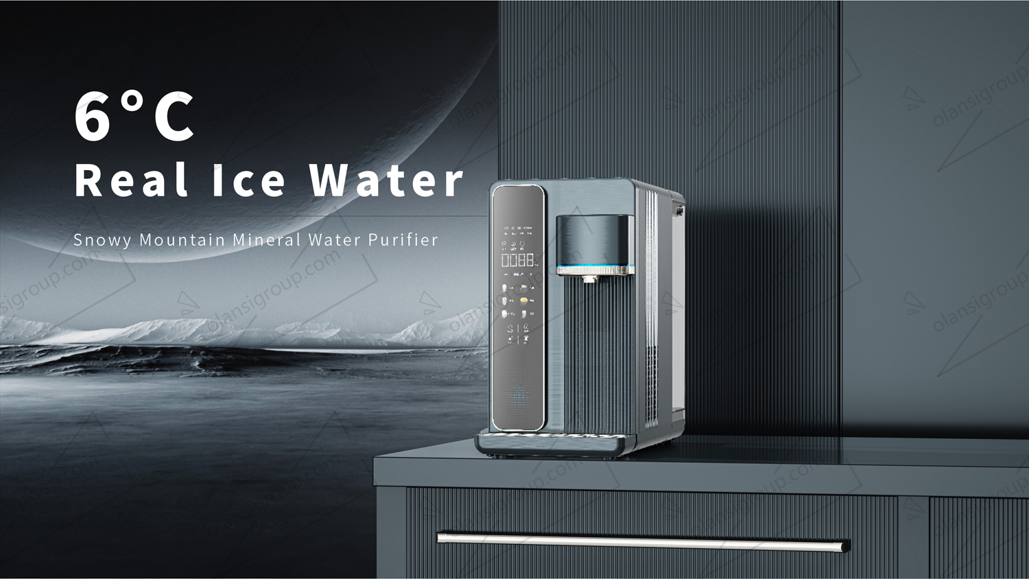 Ice and water purifier