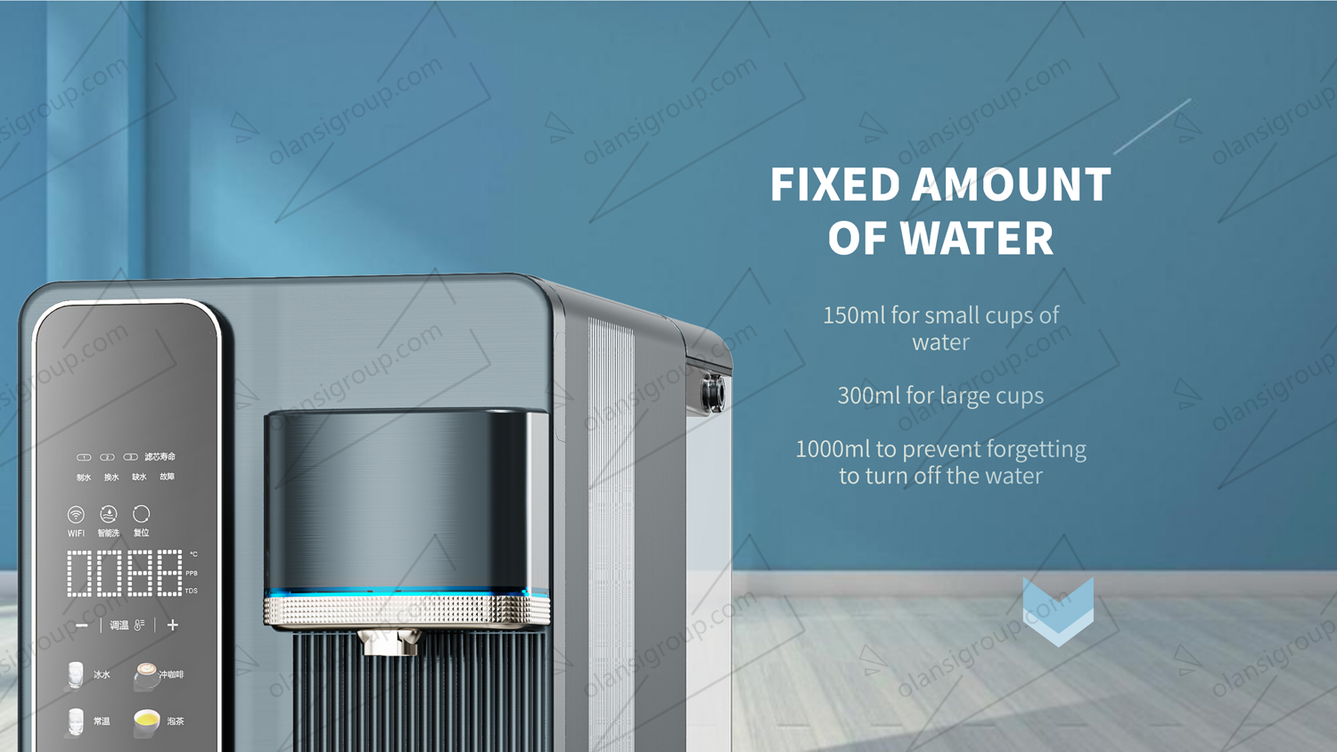 Ice and water purifier