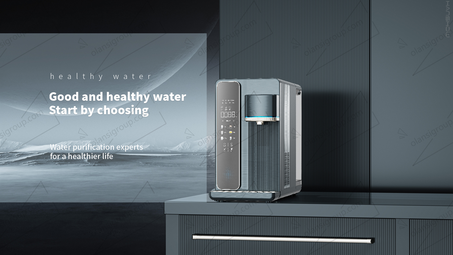 Ice and water purifier