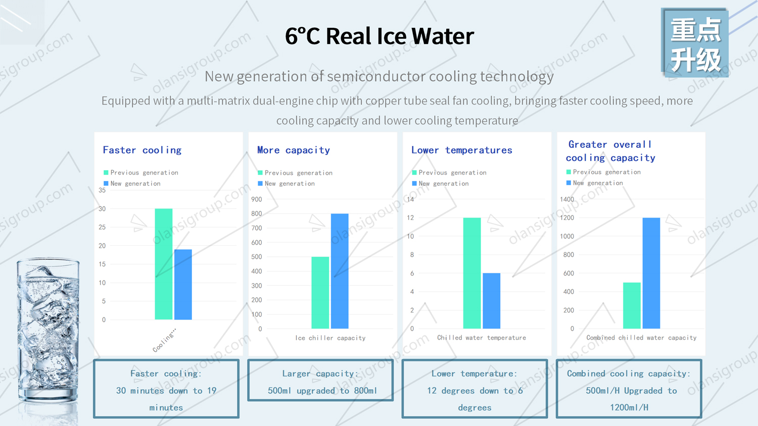 Ice and water purifier