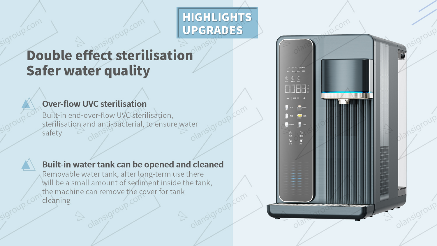 Ice and water purifier