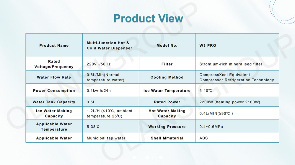 Hot and Cold Water Dispenser